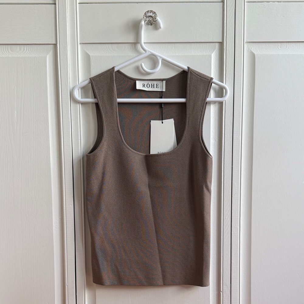 RÓHE Women's Taupe Tank Top (NWT)